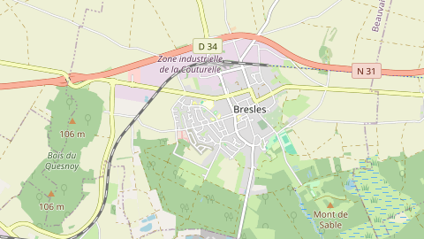 Carte de localisation de l'évènement
