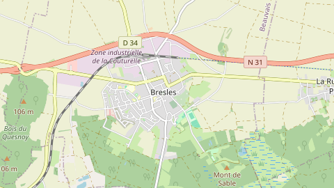Carte de localisation de l'évènement