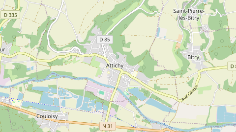 Carte de localisation de l'évènement