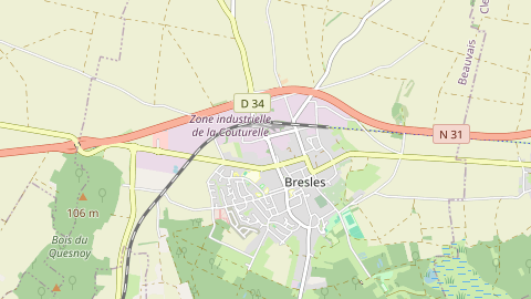 Carte de localisation de l'évènement