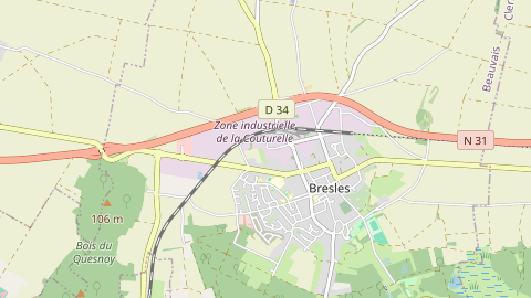 Carte de localisation de l'évènement
