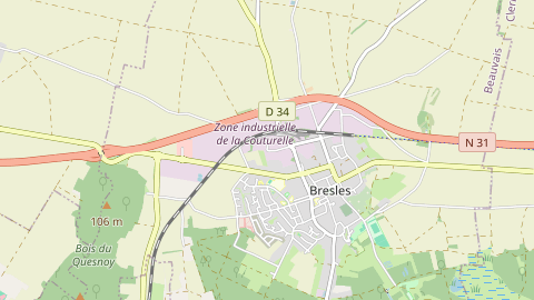 Carte de localisation de l'évènement