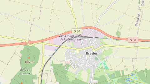 Carte de localisation de l'évènement
