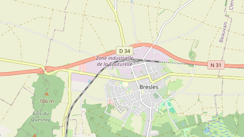 Carte de localisation de l'évènement