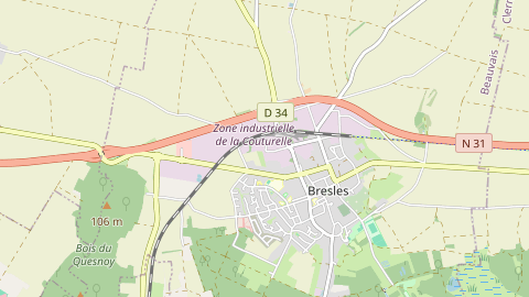 Carte de localisation de l'évènement