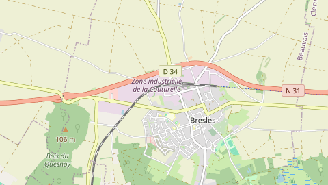 Carte de localisation de l'évènement