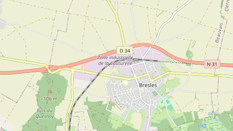 Carte de localisation de l'évènement