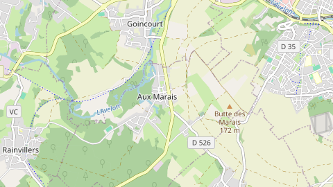 Carte de localisation de l'évènement