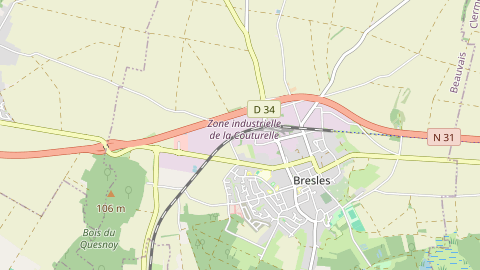 Carte de localisation de l'évènement
