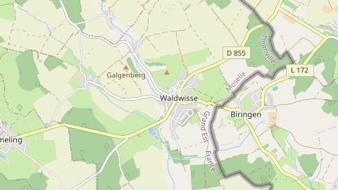 Carte de localisation de l'évènement