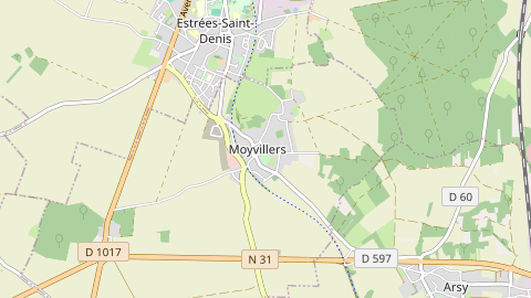 Carte de localisation de l'évènement