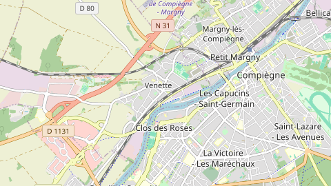 Carte de localisation de l'évènement