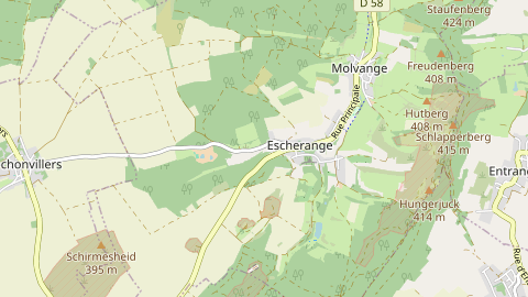 Carte de localisation de l'évènement