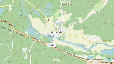 Carte de localisation de l'évènement