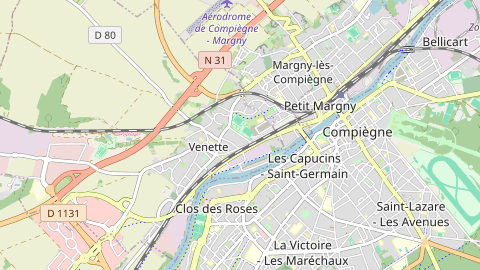Carte de localisation de l'évènement