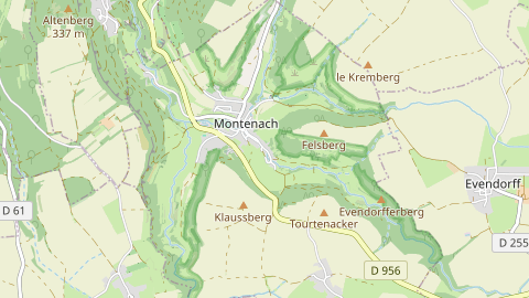 Carte de localisation de l'évènement