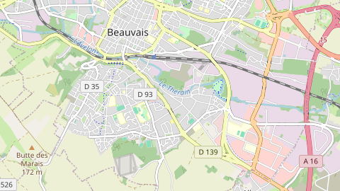 Carte de localisation de l'évènement