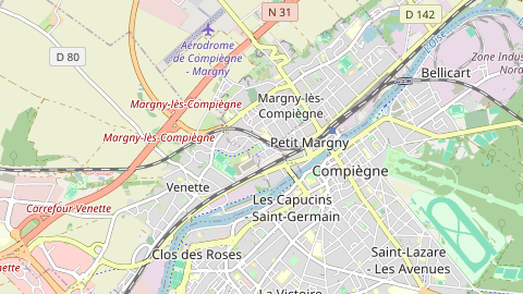 Carte de localisation de l'évènement