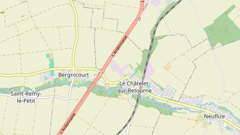 Carte de localisation de l'évènement