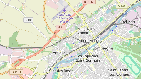 Carte de localisation de l'évènement
