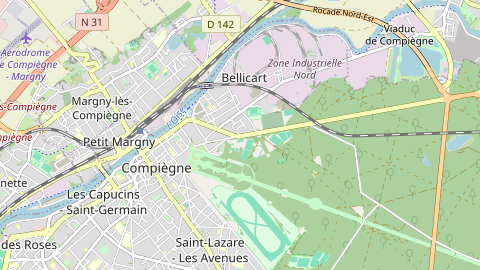 Carte de localisation de l'évènement
