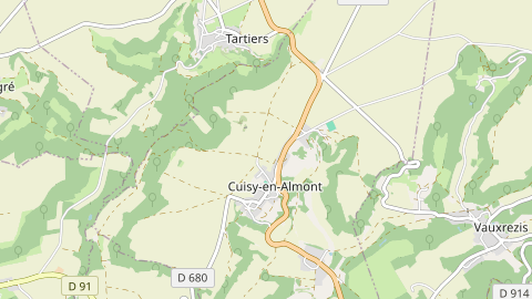 Carte de localisation de l'évènement