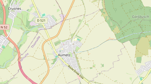 Carte de localisation de l'évènement