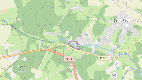 Carte de localisation de l'évènement