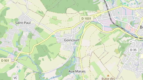 Carte de localisation de l'évènement