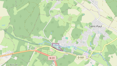 Carte de localisation de l'évènement