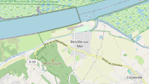 Carte de localisation de l'évènement