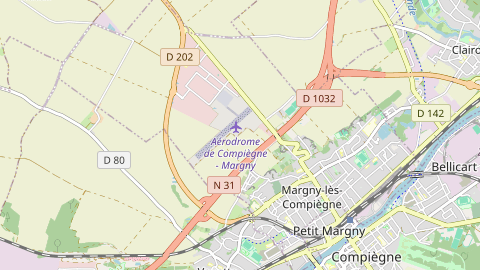 Carte de localisation de l'évènement
