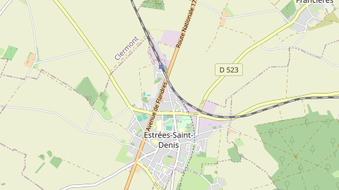 Carte de localisation de l'évènement