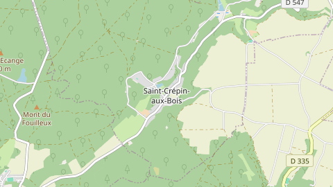 Carte de localisation de l'évènement