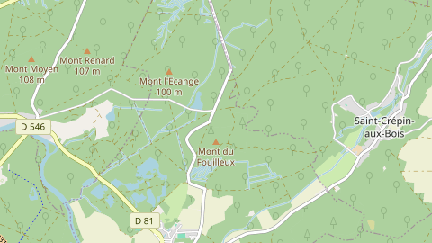 Carte de localisation de l'évènement