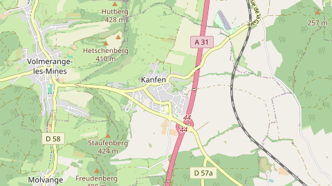 Carte de localisation de l'évènement