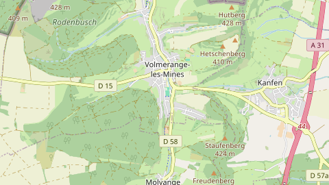 Carte de localisation de l'évènement