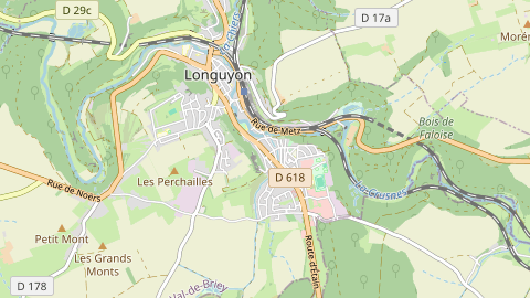 Carte de localisation de l'évènement