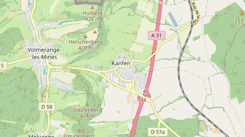 Carte de localisation de l'évènement