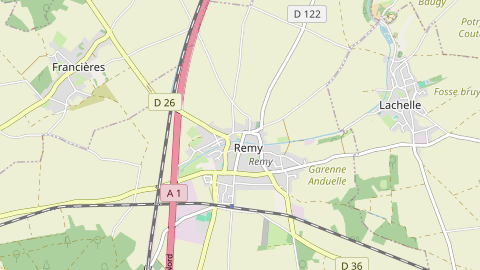 Carte de localisation de l'évènement