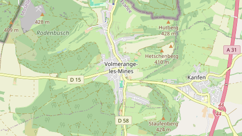 Carte de localisation de l'évènement