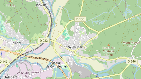 Carte de localisation de l'évènement