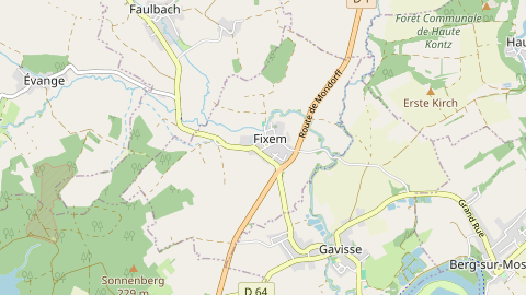 Carte de localisation de l'évènement