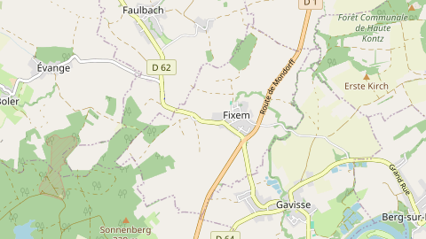 Carte de localisation de l'évènement