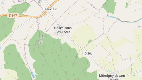 Carte de localisation de l'évènement