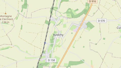 Carte de localisation de l'évènement