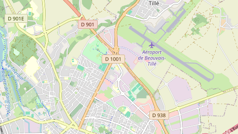 Carte de localisation de l'évènement