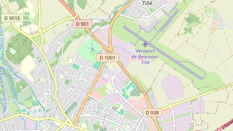 Carte de localisation de l'évènement