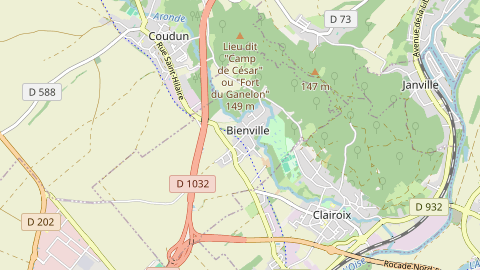 Carte de localisation de l'évènement