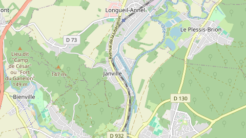 Carte de localisation de l'évènement